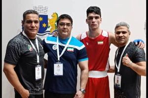 محمدصالح مصباحی نایب قهرمان بوکس جوانان جهان شد