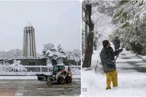 آماده باش تمامی عوامل شهردار ی/برف روبی با بیش از 500 نیرو و100 دستگاه انواع ماشین آلات برف روب 