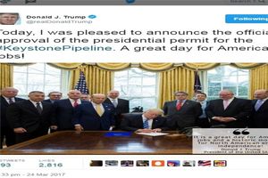 ترامپ دستور ساخت خط لوله جنجالی انتقال نفت را صادر کرد