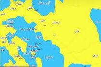 وضعیت کرونایی اصفهان، آبی شد