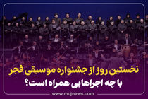 اینفو گرافیک/ اجراهای نخستین روز جشنواره موسیقی فجر