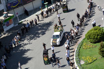 پیکر مطهر دو شهید گمنام در کرمانشاه تشییع شد