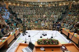 رزمایش «روی نقشه» در دافوس ارتش برگزار شد