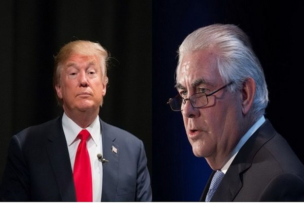 ترامپ و وزیر امورخاجه آمریکا