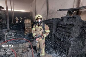 آتش‌سوزی خیابان سعدی جنوبی بدون تلفات جانی مهار شد