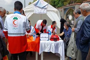 برپایی ۱۲ چادر امداد و نجات جمعیت هلال احمر در مناطق مختلف گیلان/ارائه خدمات به ۴۰۰ حادثه دیده