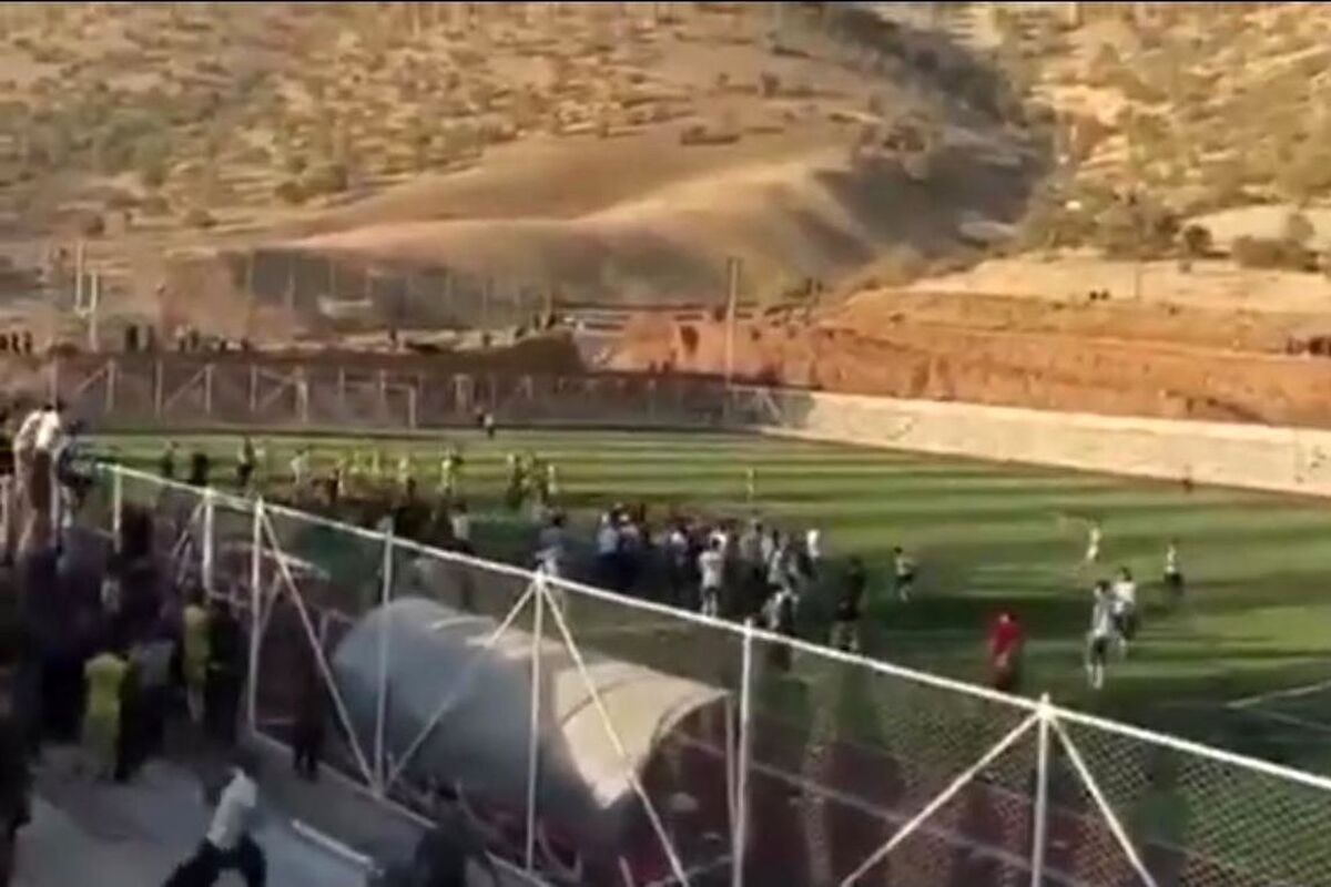درگیری فوتبال پاوه