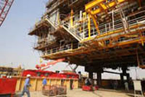 عملیات نصب سکوی فاز ۱۹A تکمیل شد