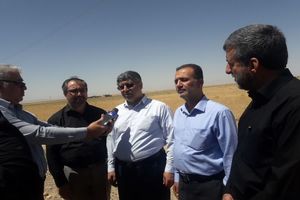 واگذاری زمین برای احداث تصفیه خانه فاضلاب شهر کمیجان  