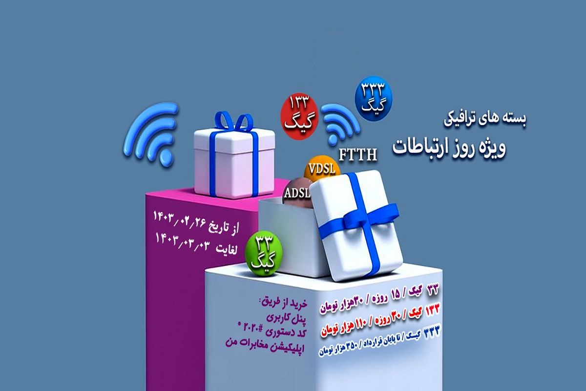 بسته های مخابرات