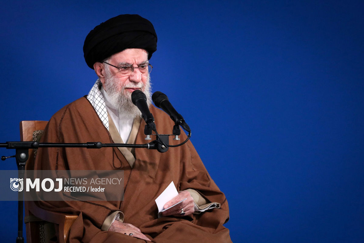 سخنرانی نوروزی رهبر انقلاب در جمع اقشار مختلف مردم