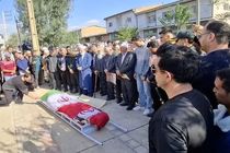 بدرقه سراسر اشک و اندوه برای صابر کاظمی در گلستان