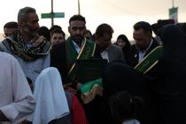 مراسم استقبال از کاروان سفیران  کریمه اهل بیت حضرت معصومه(س) در زاهدان