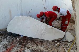 مرگ کارگر معدن در اثر سقوط سنگ به وزن دو تن در هرسین