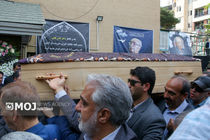 مراسم تشییع پیکر رئیس مجمع خیرین مدرسه‌ساز