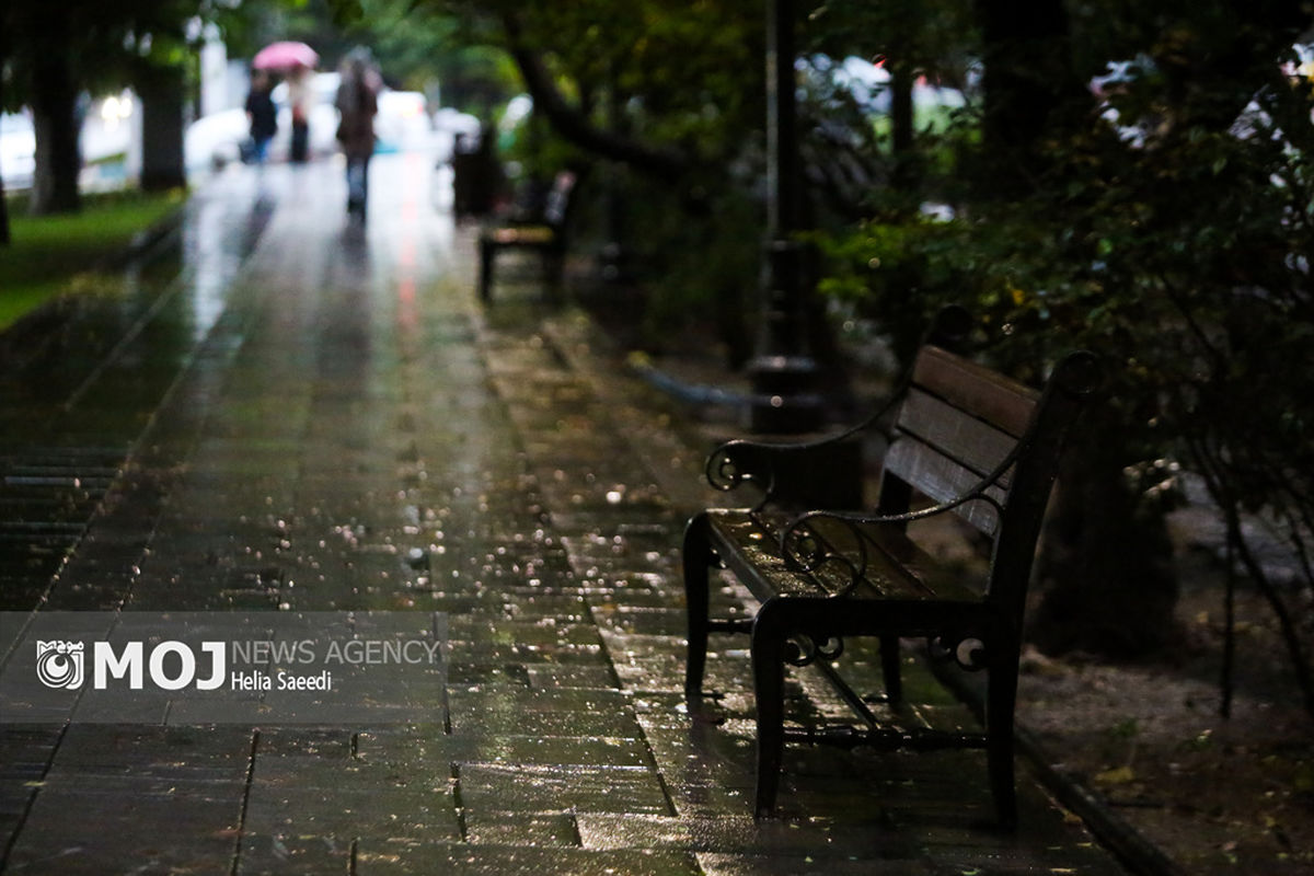 باران پاییزی تهران