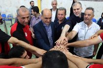 بازدید استاندار گیلان از اردوی آمادگی تیم ملی والیبال نشسته ایران در رشت