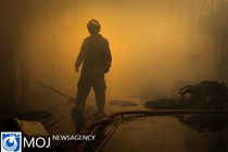 مصدومیت ۲ کودک در حادثه آتش‌سوزی