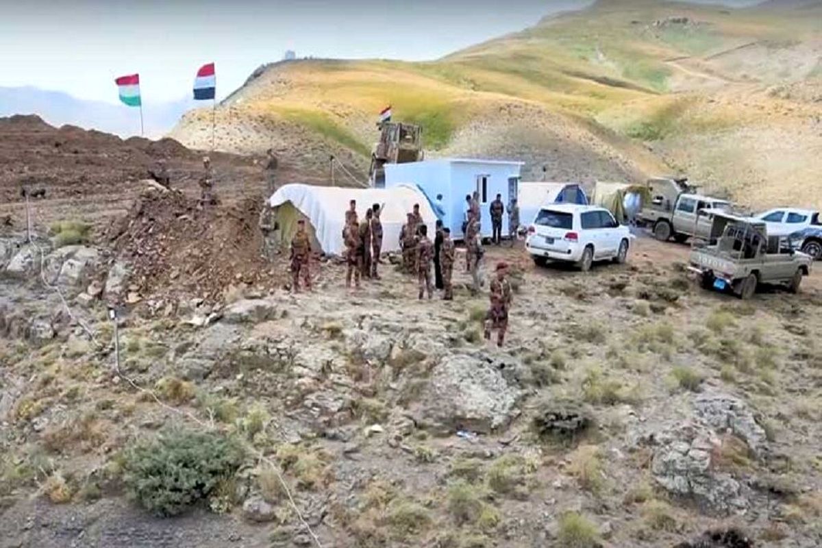 پایگاه مرزی بین عراق و ایران