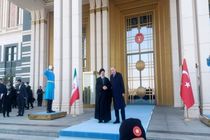 استقبال رسمی رئیس جمهور ترکیه از رئیس جمهور ایران