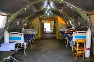 برپایی بیمارستان صحرایی تخصصی و فوق تخصصی جهادی شهدای سلامت فارس