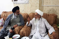 نماینده ولی فقیه در لرستان از آیت الله عباسعلی صادقی عیادت کرد