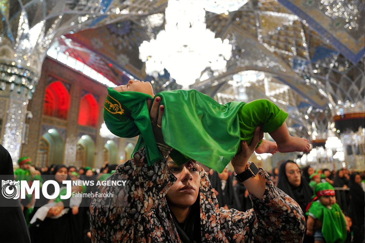مراسم شیرخوارگان حسینی در مشهد