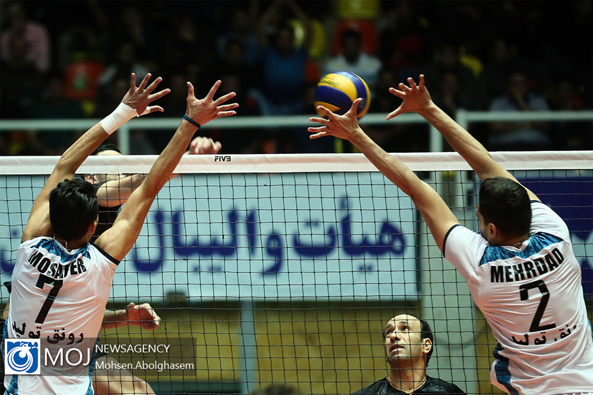 دیدار تیم های والیبال پیکان و شهرداری ورامین - ۱۲ آبان ۱۳۹۸