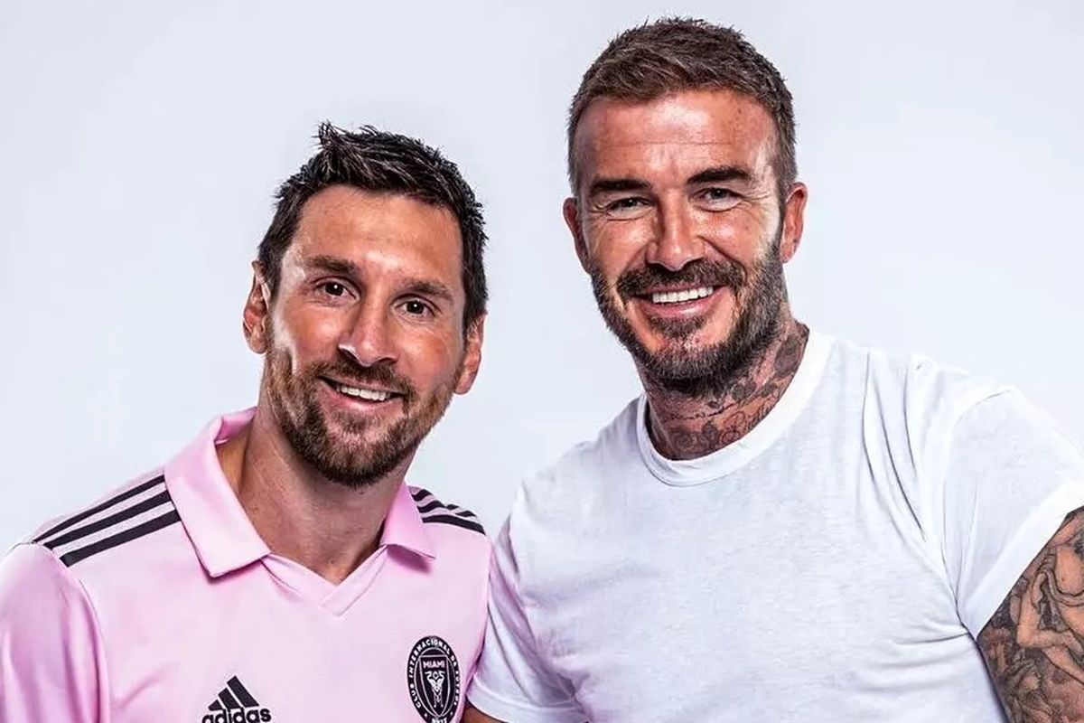 دیوید بکام و لیونل مسی