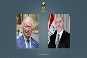 پادشاه انگلیس به رئیس‌جمهور عراق تبریک گفت