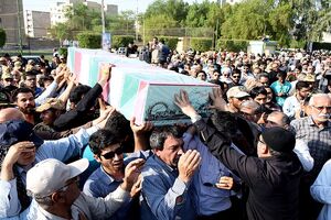 پیکر شهید مدافع وطن در ساری تشییع شد