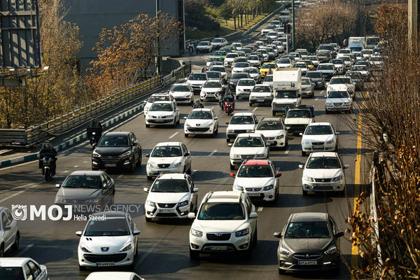 ترافیک سنگین در شریان‌های اصلی پایتخت