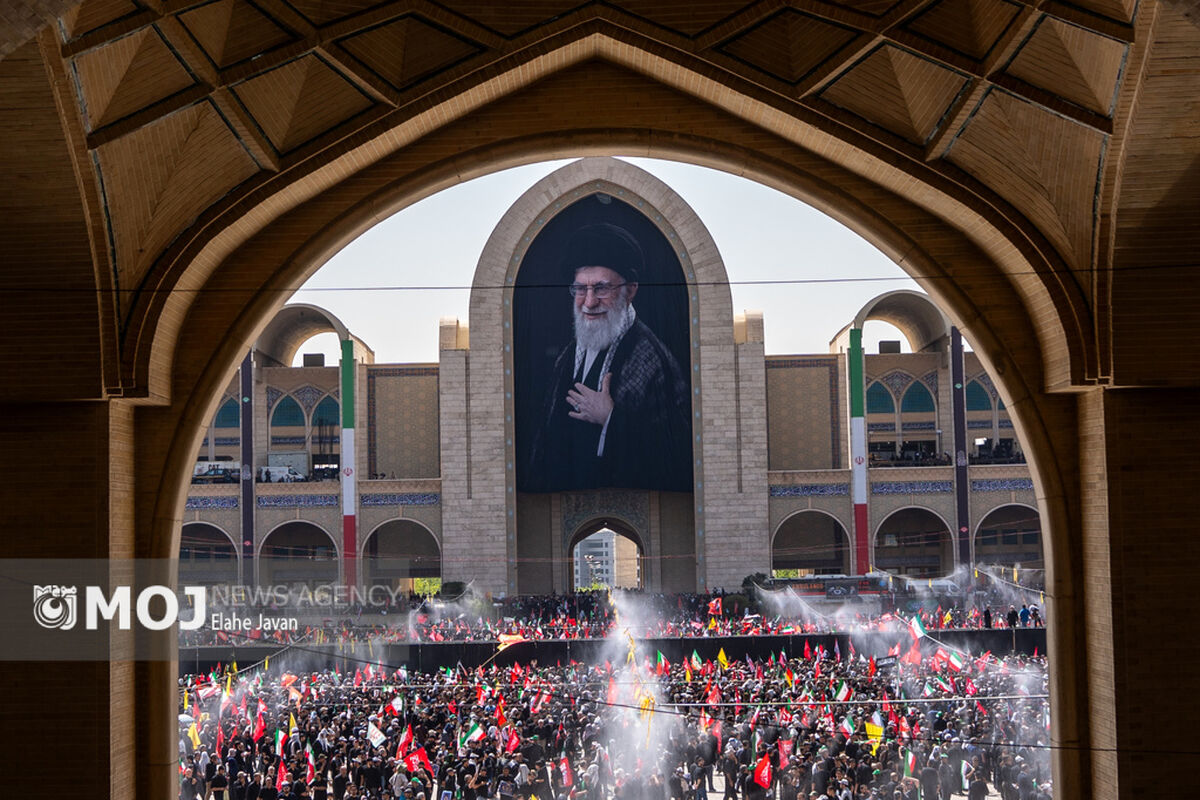 مراسم وداع با رهبر شهید انقلاب