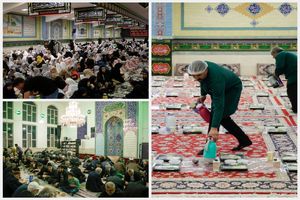 هر روز ۱۰ هزار پرس غذای گرم ویژه سفره های افطار رضوی طبخ می شود