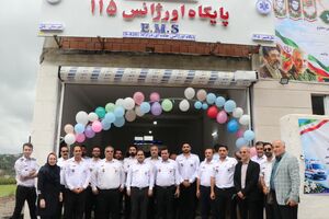 بیستمین پایگاه اورژانس ۱۱۵ بابل در درازکلا افتتاح شد