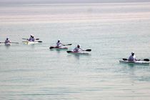 شش پاروزن مسیر فارور تا کیش را پارو زدند