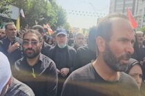 رئیس مجلس در مراسم تشییع شهدای اقتدار حضور یافت