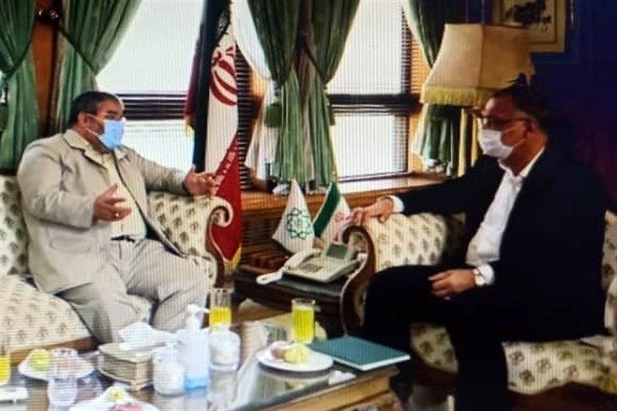 سردار غلامرضا جلالی در دیدار با علیرضا زاکانی