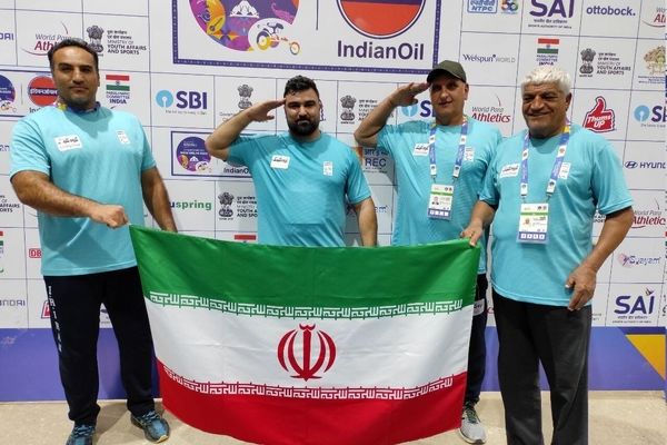 یاسین خسروی با شکستن رکورد جهان طلای پرتاب وزنه پارا دوومیدانی را گرفت