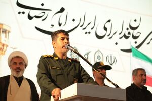 نمایش عظیم اقتدار ملی و رزمایش سراسری جانفدا برای ایران امام رضایی در اهواز برگزار شد