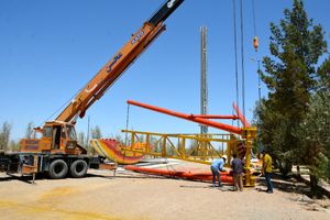 پیشرفت فیزیکی 30 درصد عملیات ساخت شهربازی پارک غدیر میبد