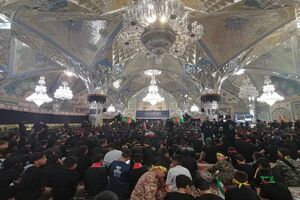 ۱۰ هزار دانش‌آموز پسر مشهدی در سوگواره "احلی من العسل" عزاداری کردند