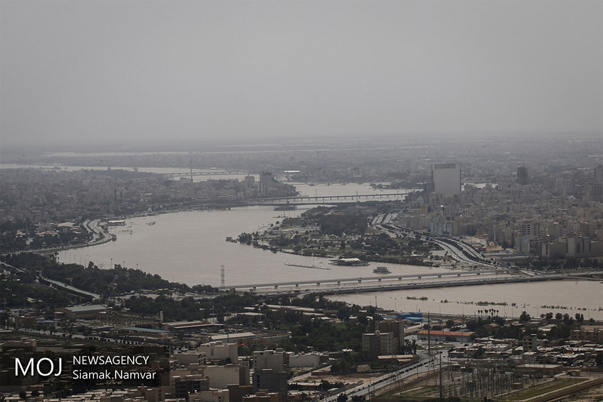 تصاویر هوایی از مناطق سیل زده استان خوزستان