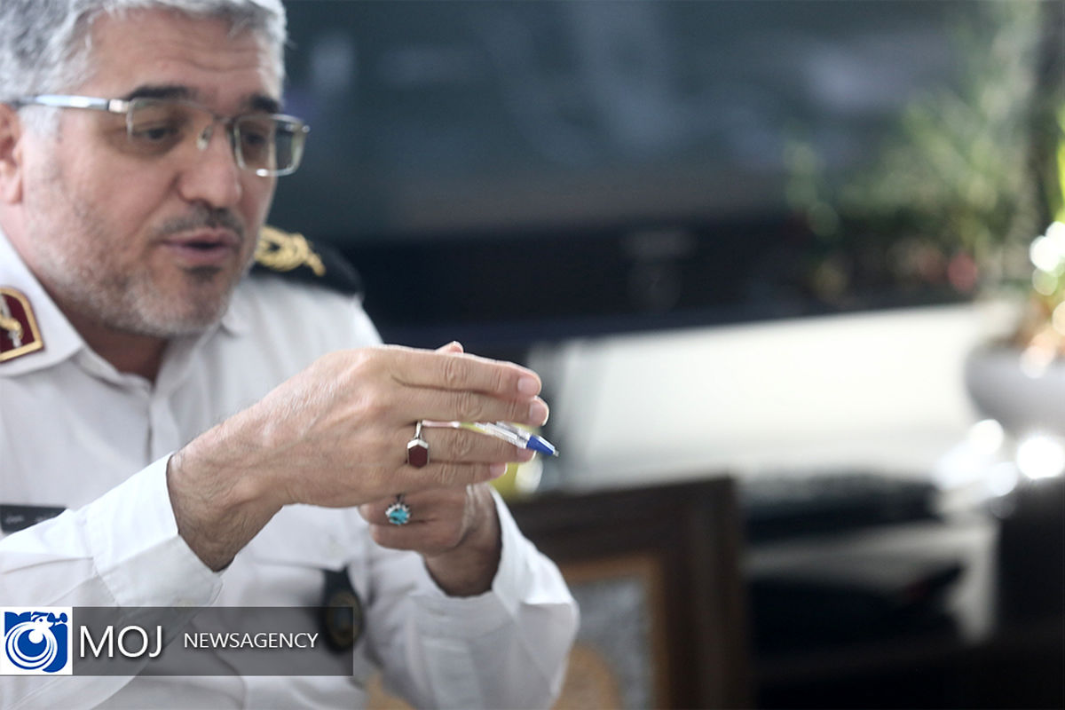 سردار سید تیمور حسینی جانشین رییس پلیس راهور ناجا