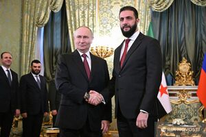 استقبال پوتین از جولانی در مسکو + فیلم