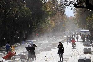 وزش باد شدید و طوفان در تهران