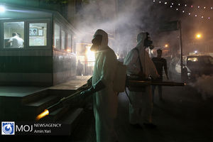 عملیات ضد عفونی محوطه امامزاده صالح (ع)