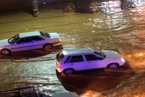 جاری شدن سیل ویرانگر در غرب مازندران + فیلم و عکس