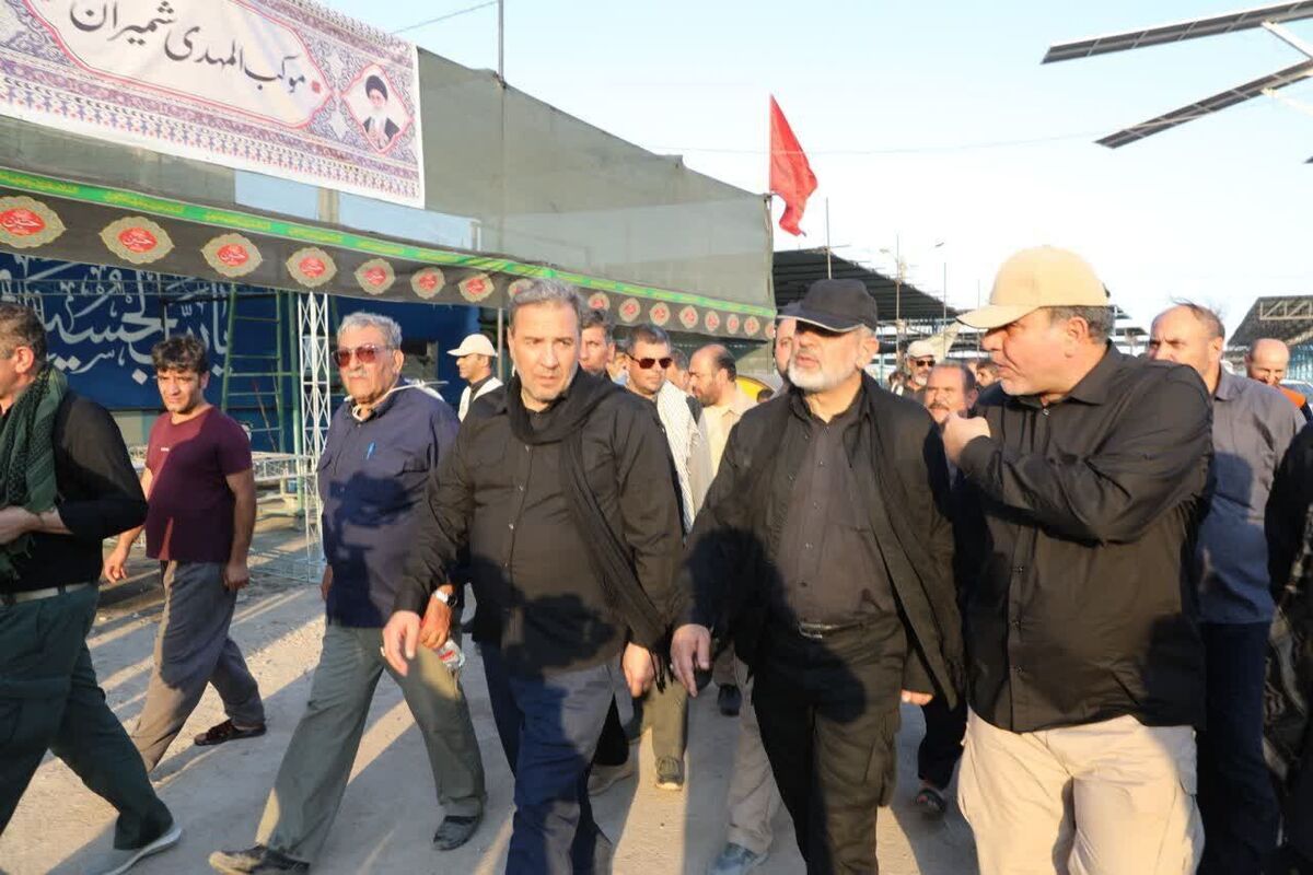 وزیر کشور در مرز مهران