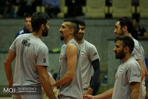 تمرین تیم ملی والیبال قبل از بازی های آسیایی